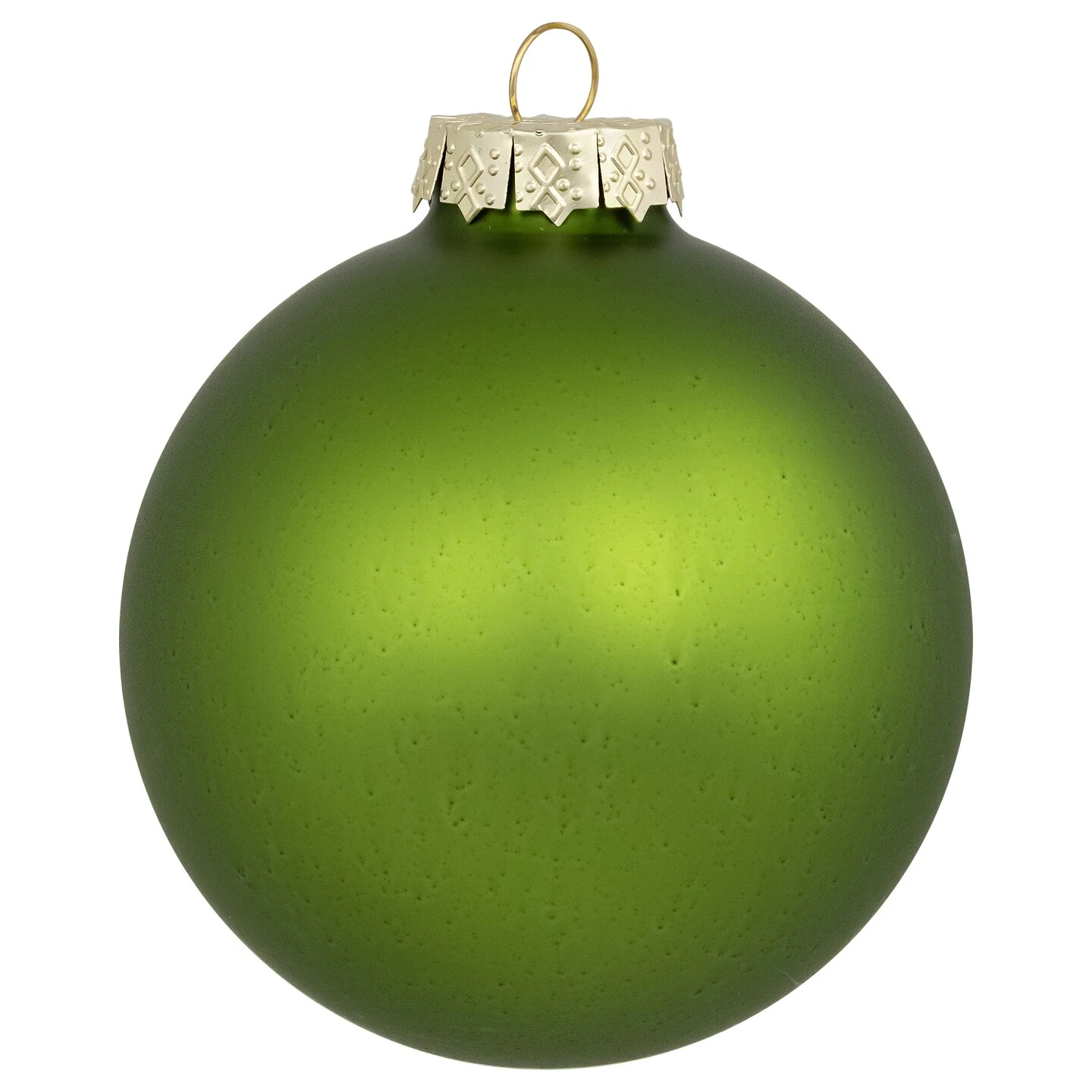 Northlight 2-Finish Glass Christmas Ball Ornaments - 3.25" (80mm) - Kiwi Green - 6ct 7 Northlight 2-Finish Glass Christmas Ball Ornaments - 3.25" (80mm) - Kiwi Green - 6ct - Image 5
