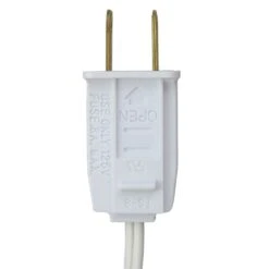 Northlight Commercial Grade C7 Christmas Light Socket Set - 100' White Wire - 18 Gauge -Northlight 269574803242208