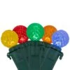 Northlight LED G12 Berry Christmas Lights - Multicolor - 16' Green Wire - 50ct -Northlight 276030417440272
