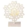 Northlight 5" Silent Luxury Glitter Drenched Snowflake Tea Light Candle Holder -Northlight 28529 31088656