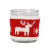 Northlight 3.25" Knitted Reindeer Design Votive Christmas Candle Holder -Northlight 28529 31099172