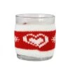 Northlight 3.25" Knitted Heart Design Votive Christmas Candle Holder