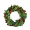 Northlight 24" Red Berry And Pine Cone Artificial Christmas Wreath, Unlit 2 Northlight 24" Red Berry And Pine Cone Artificial Christmas Wreath, Unlit -Northlight 28529 31105441