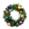 Northlight 24" Pre-Decorated Multicolor Ball Ornament Long Needle Pine Artificial Christmas Wreath, Unlit 1 Northlight 24" Pre-Decorated Multicolor Ball Ornament Long Needle Pine Artificial Christmas Wreath, Unlit -Northlight 28529 31453567