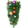 Northlight 24" Unlit Long Needle Pine With Multicolor Ball Ornaments Teardrop Swag 1 Northlight 24" Unlit Long Needle Pine With Multicolor Ball Ornaments Teardrop Swag -Northlight 28529 31453756