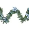 Northlight Pre-Decorated Peacock Feathers & Poinsettias Artificial Garland, Unlit -Northlight 28529 31453761