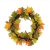Northlight 20" Autumn Harvest Maple Leaf, Berry, Pine Cone And Acorn Artificial Thanksgiving Wreath