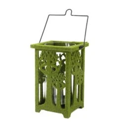 Northlight 13.75" Green Moss Covered Tree Cut-Out Pillar Candle Lantern 5 Northlight 13.75" Green Moss Covered Tree Cut-Out Pillar Candle Lantern -Northlight 28529 31517697 1