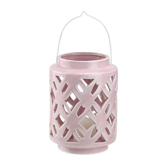 Northlight 7" City Chic Pastel Pink Floral Tea Light Candle Holder 3 Northlight 7" City Chic Pastel Pink Floral Tea Light Candle Holder