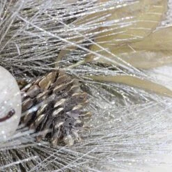 Northlight 24" Champagne Gold Apples & Pine Cones Wreath, Unlit 9 Northlight 24" Champagne Gold Apples & Pine Cones Wreath, Unlit -Northlight 28529 31738027 2