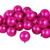 Northlight 60ct Shiny Pink Magenta Shatterproof Ball Ornaments 1 Northlight 60ct Shiny Pink Magenta Shatterproof Ball Ornaments -Northlight 28529 31754348
