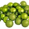 Northlight 60ct Shatterproof Kiwi Green 4-Finish Ball Ornaments 1 Northlight 60ct Shatterproof Kiwi Green 4-Finish Ball Ornaments -Northlight 28529 31754361