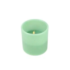 Northlight 6" Flickering Wax Christmas LED Pillar Candle, Sage Green 7 Northlight 6" Flickering Wax Christmas LED Pillar Candle, Sage Green -Northlight 28529 31755269 u