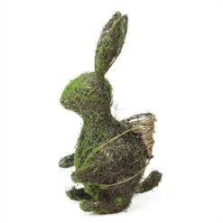 Northlight 18.5" Grapevine & Moss Standing Bunny Rabbit