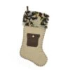 Northlight 20.5" Burlap & Camouflage Christmas Stocking -Northlight 28529 32229700