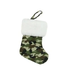 Northlight 7" Camouflage Mini Christmas Stocking
