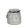 Northlight 5.5" Silver & Winter Scene Christmas Pillar Candle Lantern -Northlight 28529 32256983