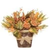 Northlight 18" Autumn Harvest Artificial Pumpkins, Berries, Leaves And Grass Wall Mounted Basket Decoration 1 Northlight 18" Autumn Harvest Artificial Pumpkins, Berries, Leaves And Grass Wall Mounted Basket Decoration -Northlight 28529 32258176