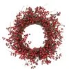 Northlight 20" Shiny Red Berry Artificial Wreath With Brown Twig Accents, Unlit 2 Northlight 20" Shiny Red Berry Artificial Wreath With Brown Twig Accents, Unlit -Northlight 28529 32259370