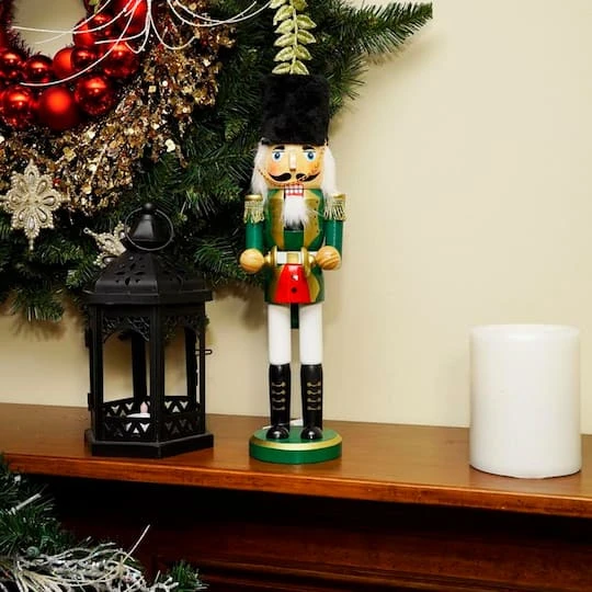 Northlight 14" Wooden Cymbalist Nutcracker 6 Northlight 14" Wooden Cymbalist Nutcracker - Image 4