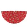 Northlight 20" Red Metallic & Snowflake Print Mini Tree Skirt 1 Northlight 20" Red Metallic & Snowflake Print Mini Tree Skirt -Northlight 28529 32283241