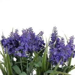 Northlight Lavender Arrangement In Distressed Blue Pot -Northlight 28529 32556429 2