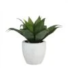 Northlight 13" GreenArtificial Agave In Weathered White Ceramic Pot 1 Northlight 13" GreenArtificial Agave In Weathered White Ceramic Pot -Northlight 28529 32556439 4 u