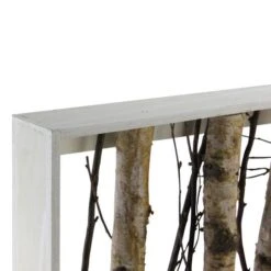 Northlight 17.75" Mixed Branches In Rustic Wood Frame -Northlight 28529 32621878 2