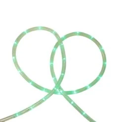 Northlight Flexible Incandescent Outdoor Christmas Rope Light - Green - 18' Clear Wire -Northlight 28678072165024