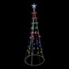 Northlight Lighted Show Cone Christmas Tree Outdoor Decoration - 6' - Multicolor -Northlight 28678124999328