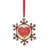 Northlight Snowflake "Sugar Daddy" Candy Logo Christmas Ornament - 3.5" - Red And Silver 2 Northlight Snowflake "Sugar Daddy" Candy Logo Christmas Ornament - 3.5" - Red And Silver -Northlight 28678880617120