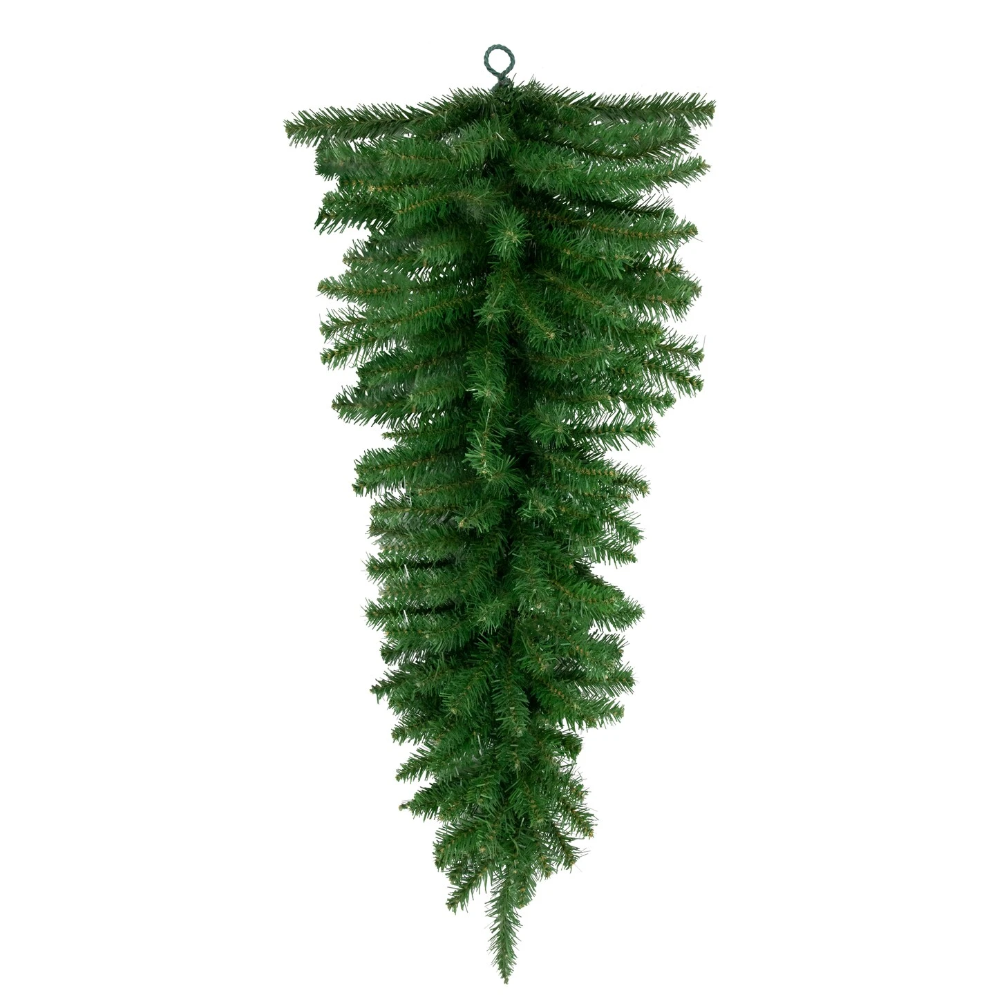 Northlight 36" Winona Fir Artificial Christmas Teardrop Swag, Unlit Green 8 Northlight 36" Winona Fir Artificial Christmas Teardrop Swag, Unlit Green - Image 6