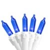 Northlight LED Mini Christmas Lights - Blue - 16.25' White Wire - 50ct 2 Northlight LED Mini Christmas Lights - Blue - 16.25' White Wire - 50ct -Northlight 28679264920224