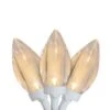 Northlight LED C9 Commercial Length Christmas Lights - Warm White - 41' White Wire - 100ct -Northlight 28679456285344