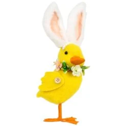Northlight Duckling With Rabbit Ears Easter Figurine - 10" - Yellow 14 Northlight Duckling With Rabbit Ears Easter Figurine - 10" - Yellow -Northlight 292347965453328