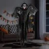 Northlight Animated Hanging Zombie Vampire With Lights And Sound Halloween Decoration - 5' Black 2 Northlight Animated Hanging Zombie Vampire With Lights And Sound Halloween Decoration - 5' Black -Northlight 293189926650512