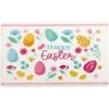 Northlight 29" Pastel Eggs And Chicks "Happy Easter" Kitchen Comfort Mat White -Northlight 307421261959696