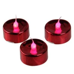 Northlight Christmas Flicker Flame LED Tea Light Candle Set, Red -Northlight 30789721