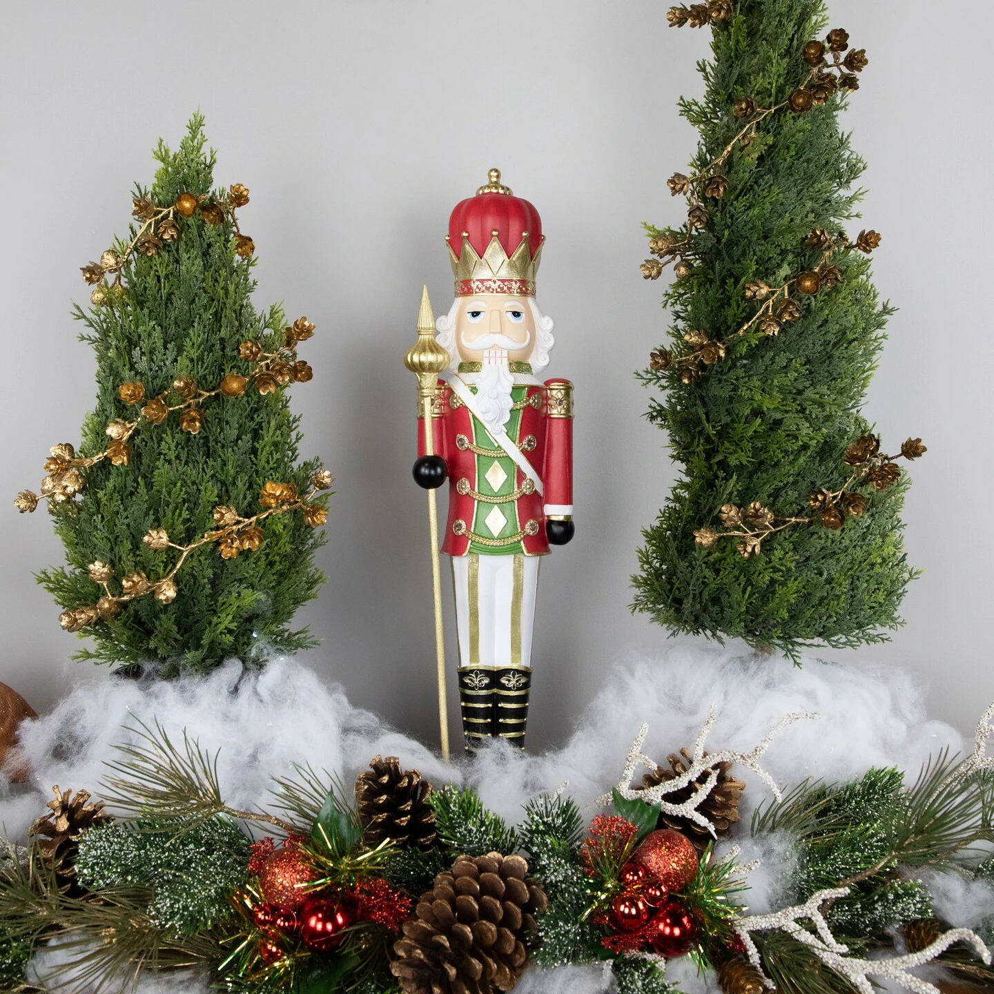 Northlight 22" Red And Gold Christmas Nutcracker With Scepter 5 Northlight 22" Red And Gold Christmas Nutcracker With Scepter - Image 3