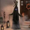 Northlight LED Lighted And Animated Tree Man Halloween Decoration - 7' Black -Northlight 317716427644848
