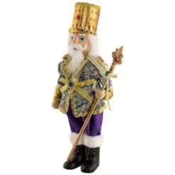 Northlight Nutcracker With Jeweled Scepter Christmas Figure - 16" Gold 13 Northlight Nutcracker With Jeweled Scepter Christmas Figure - 16" Gold -Northlight 3458921970175880080