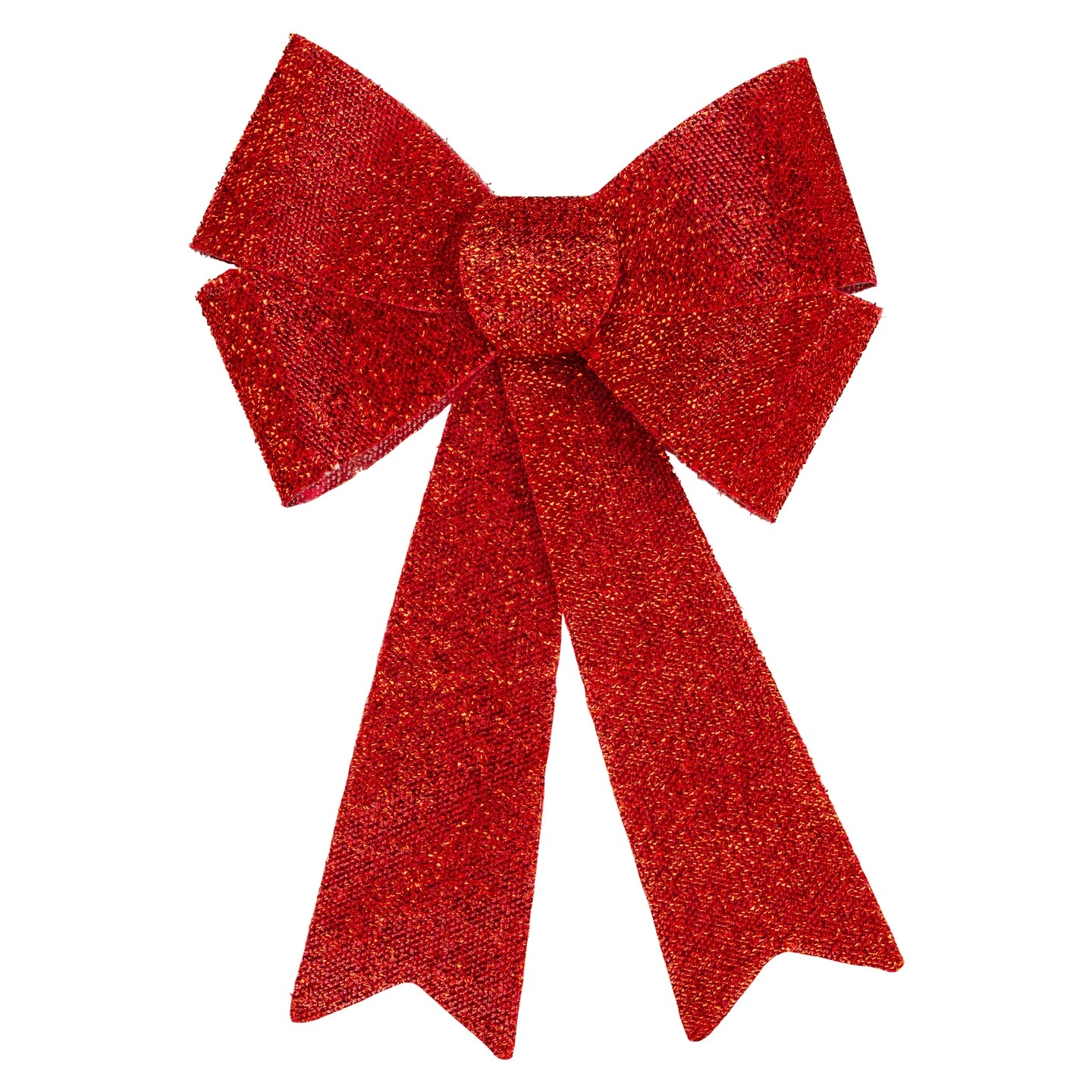 Northlight LED Lighted Color Changing Tinsel Bow Christmas Decoration - 17" Red 4 Northlight LED Lighted Color Changing Tinsel Bow Christmas Decoration - 17" Red - Image 2