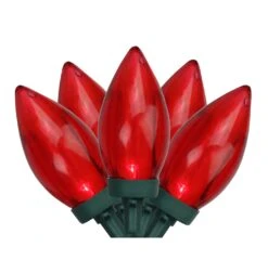 Northlight LED C9 Christmas Lights - Red - 16' Green Wire - 25ct -Northlight 3459265322959626912 2