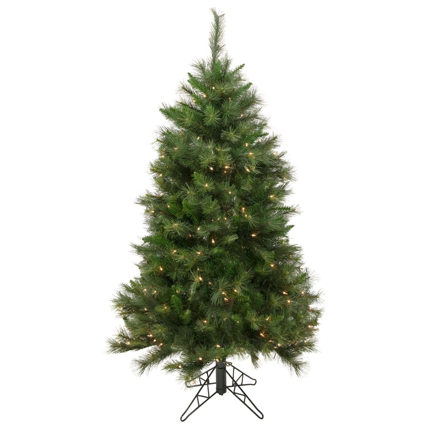 Northlight 5' Pre-Lit Green Medium Beaver Pine Artificial Christmas Tree, Clear Lights 3 Northlight 5' Pre-Lit Green Medium Beaver Pine Artificial Christmas Tree, Clear Lights