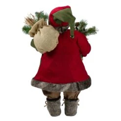 Northlight 24" Country Rustic Santa Claus With Snowflake Jacket Christmas Figure Brown 14 Northlight 24" Country Rustic Santa Claus With Snowflake Jacket Christmas Figure Brown -Northlight 3459279450436355296