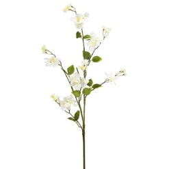 Northlight Japanese Anemone Artificial Floral Sprays - 45.5" - White And Yellow - Set Of 4 -Northlight 34734543110704