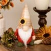 Northlight Fall Harvest Gnome With Sunflower Hat Decoration - 7.5" Orange -Northlight 352044905407408