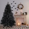 Northlight Full Colorado Spruce Artificial Halloween Tree - 6' - Black - Unlit -Northlight 359324425674576
