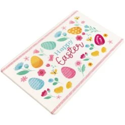 Northlight 29" Pastel Eggs And Chicks "Happy Easter" Kitchen Comfort Mat White -Northlight 359942269538832