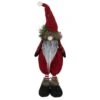 Northlight Standing Buffalo Plaid Gnome With Berry Pine Christmas Figure - 17" Red 2 Northlight Standing Buffalo Plaid Gnome With Berry Pine Christmas Figure - 17" Red -Northlight 363453194560160